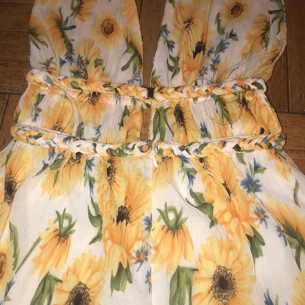 Flower daisy romper